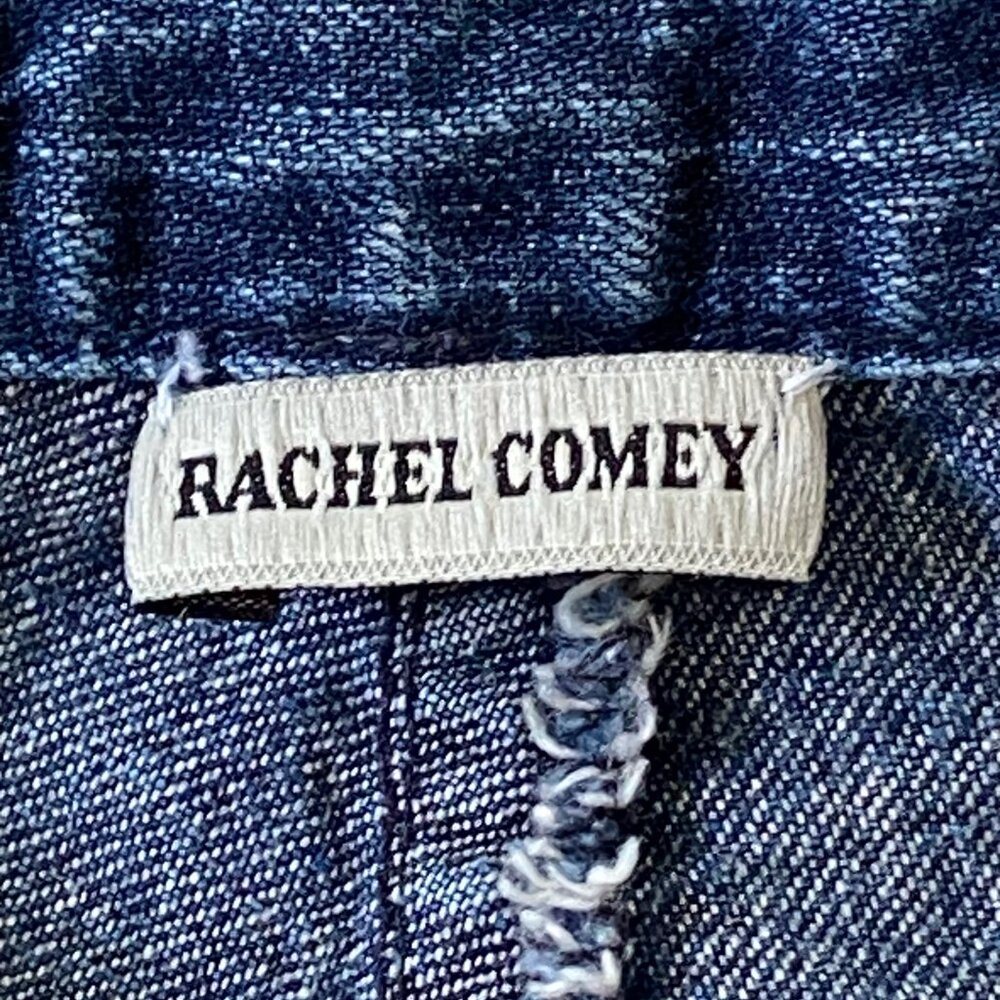 Rachel Comey Slim Legion Jeans Two Tone High Rise Straight Crop Raw Hem 4 - Picture 13 of 14
